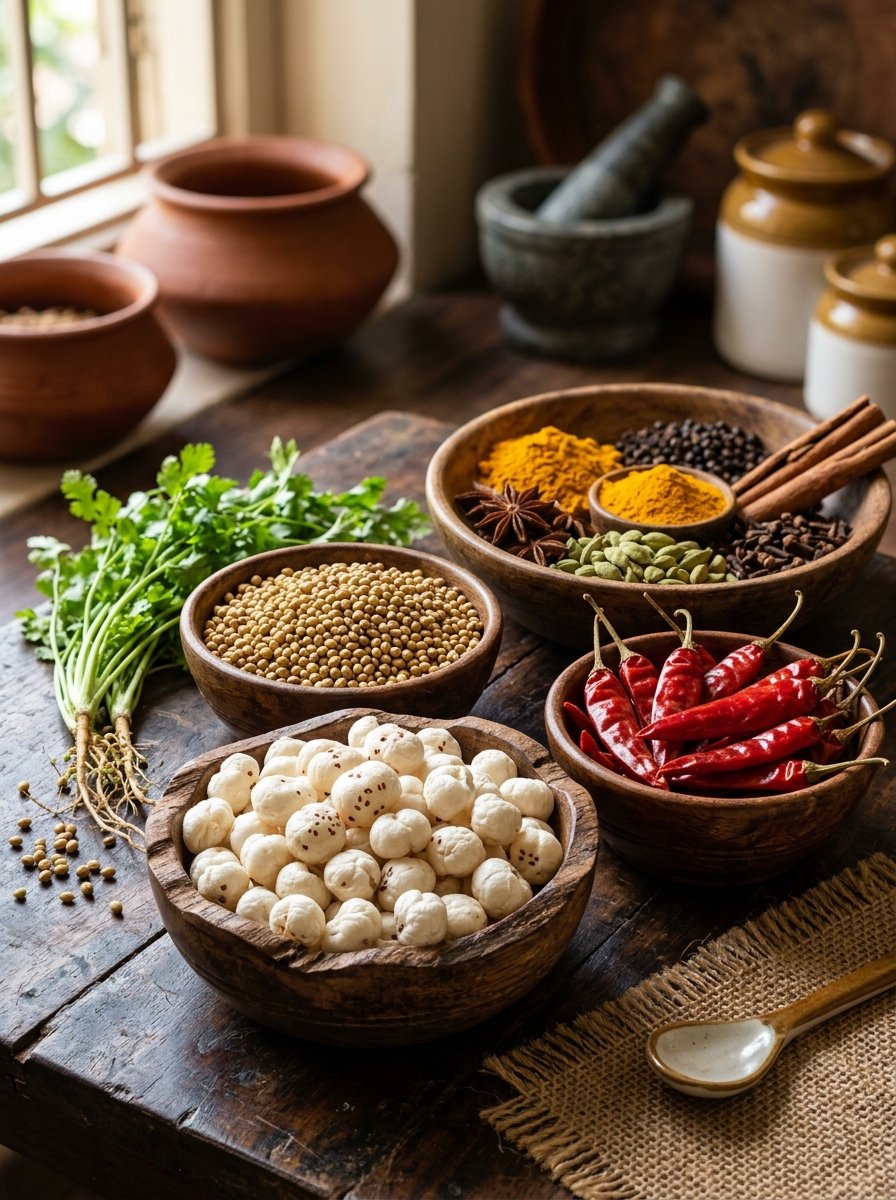 FOOZMY Pure Makhana, Mirch & Spices